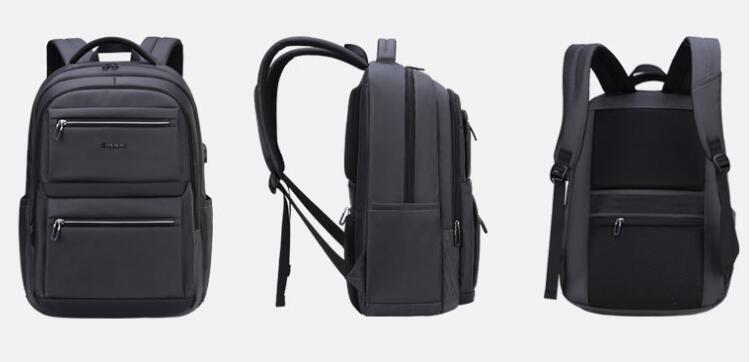 Bolsa de computadora port&aacute;til gris