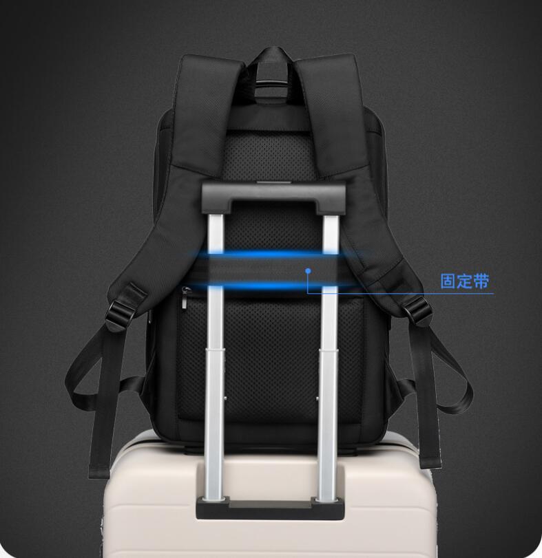 Bolso de la computadora port&aacute;til de viaje de negocios con correa de equipaje