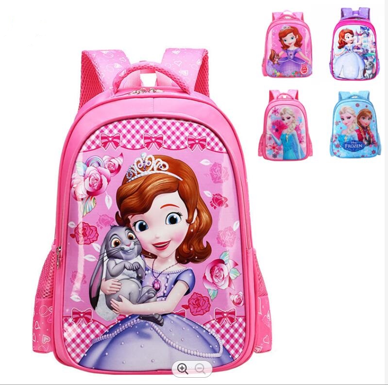Bolso de la escuela de dibujos animados para las ni&ntilde;as