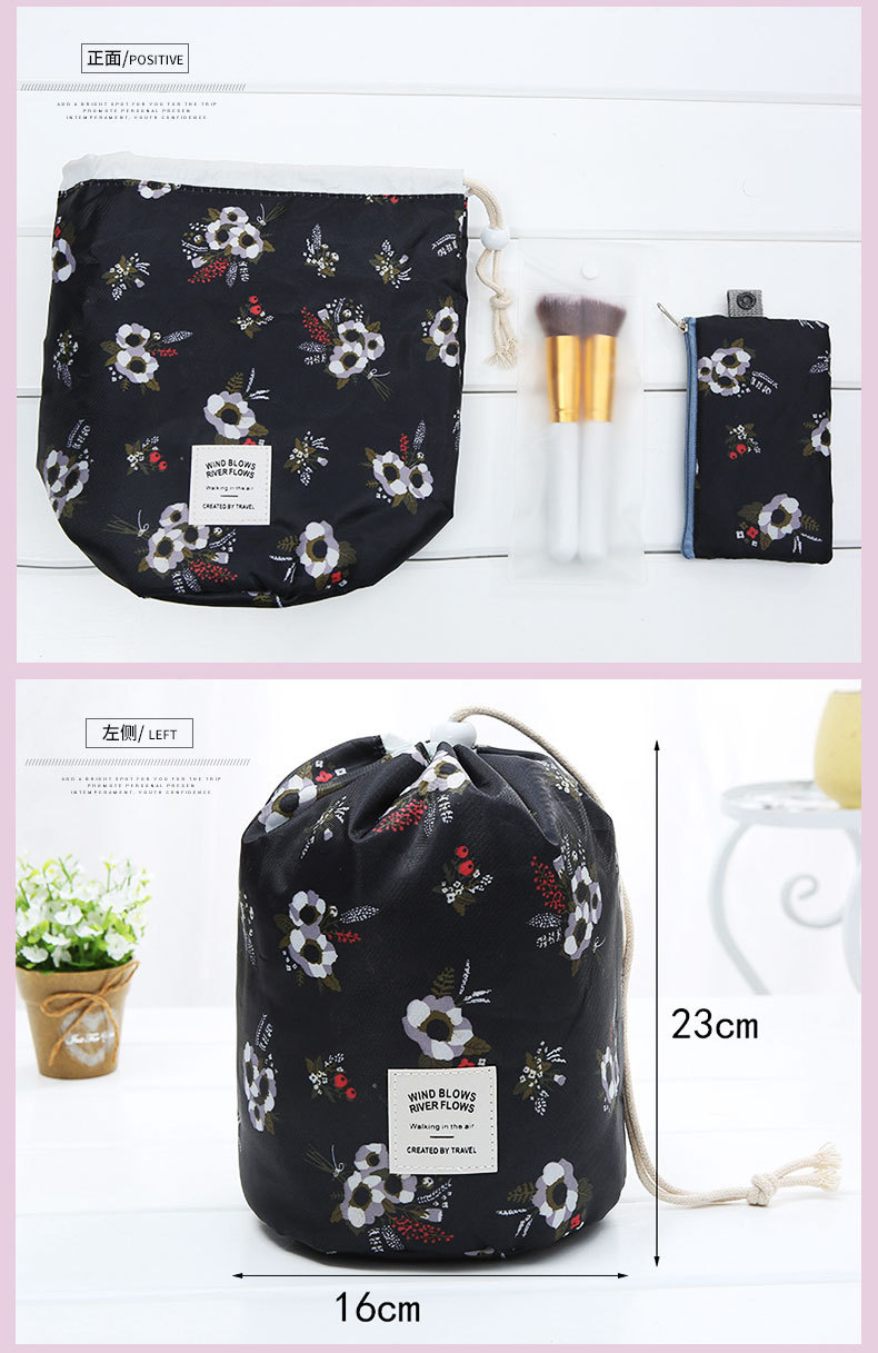 Detalles de la bolsa de almacenamiento de aseo de viaje de cord&oacute;n-1