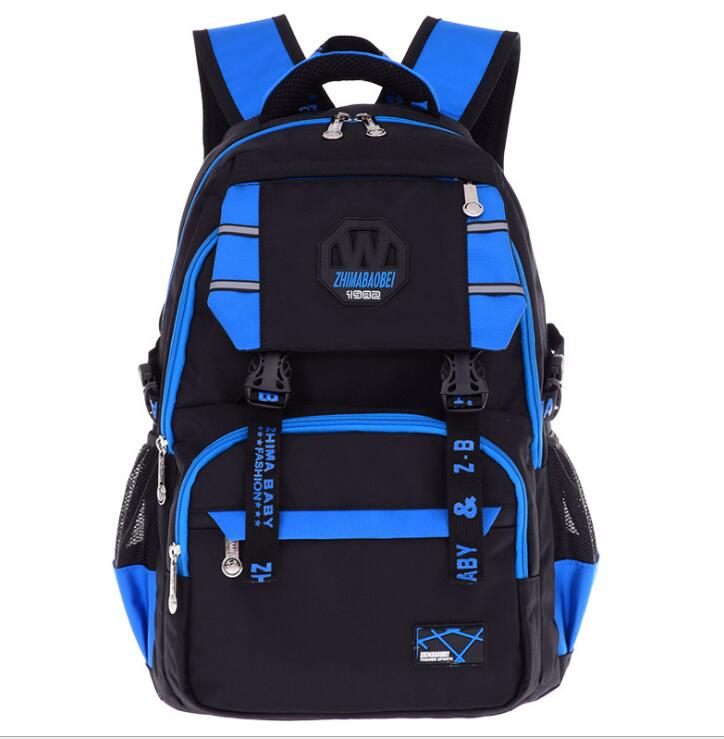 Azul de mochila exterior de peso ligero para la universidad