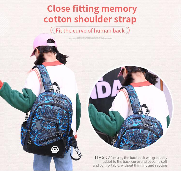 Conjunto de mochila de moda 3pcs