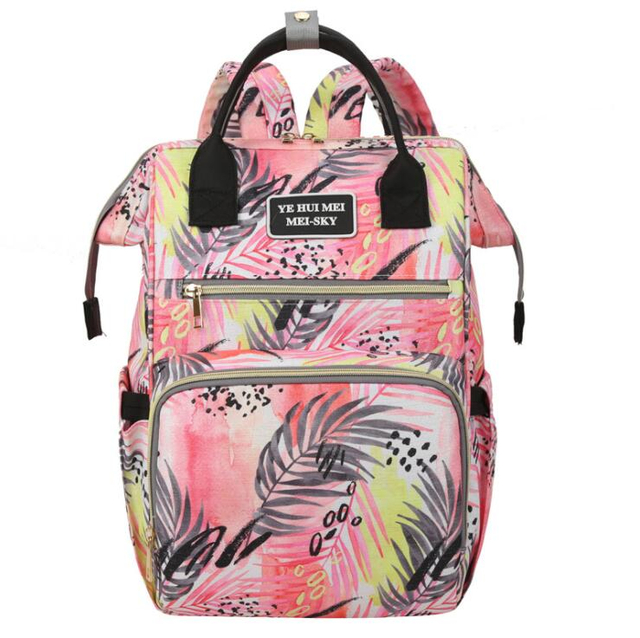 Mochila impermeable multifunción para pañales de bebé a la moda