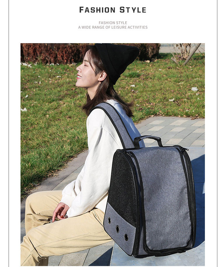 mochila portadora de mascotas