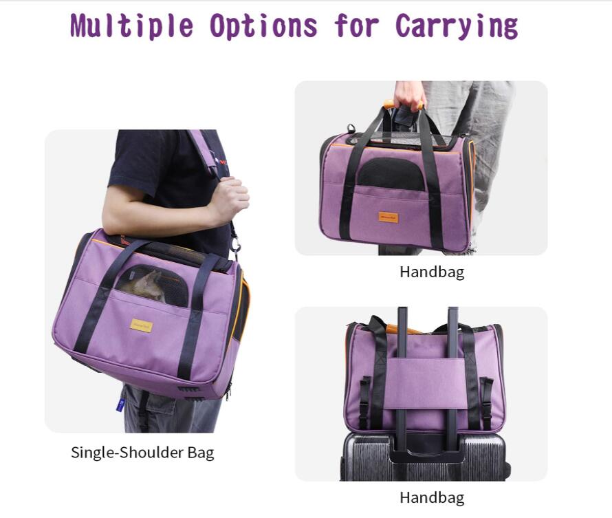 PERRO LLEGA BOLSA COLOR PURPLE