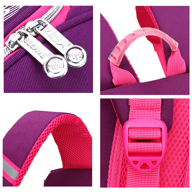 Detalles de la bolsa de libros de la bolsa de la escuela para ni&ntilde;os para el estudiante primario