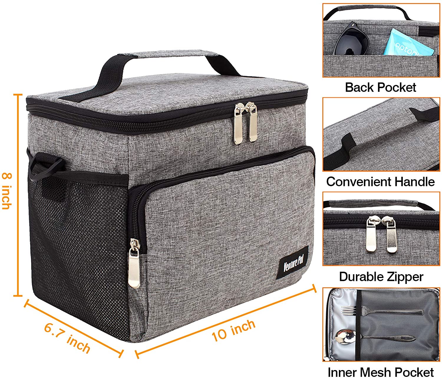 Detalles de la bolsa de almuerzo m&aacute;s fresco