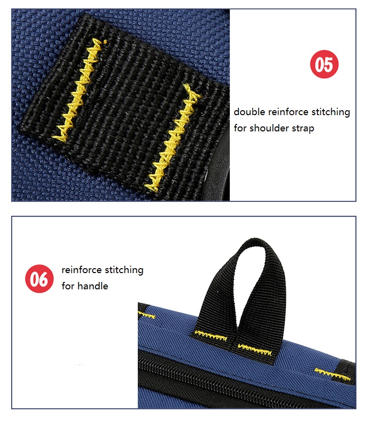 Detalles del logotipo personalizado Bolsa de escuela de ni&ntilde;os-3