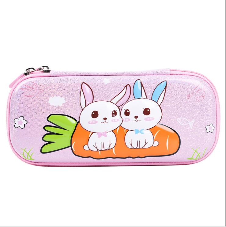 Color rosado de la pluma de dibujos animados de EVA 3D