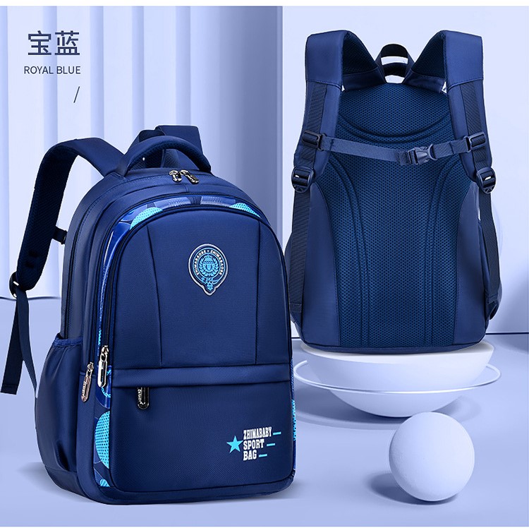azul oscuro gran capacidad para ni&ntilde;os bolso escolar de mochila para ni&ntilde;os