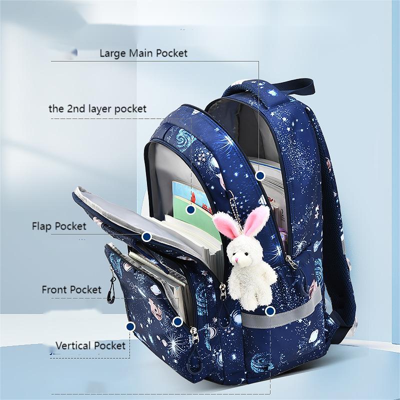 Bolsa de la escuela para niños impermeables mochila Mochila Satchel Mochila Book Bag 