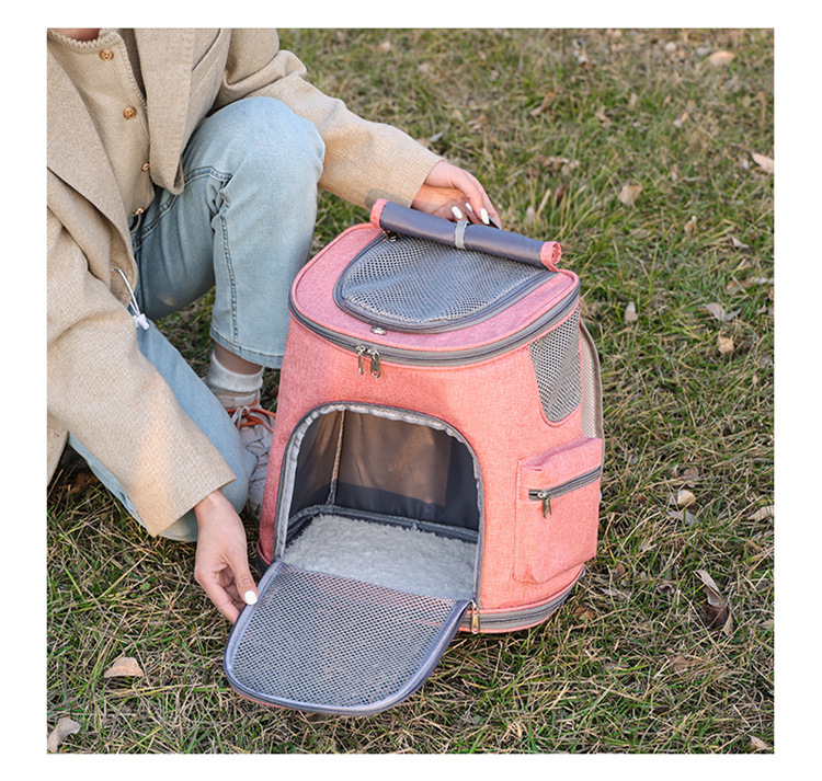 mochila portadora de mascotas