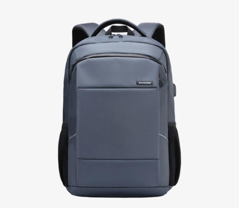 Mochila de computadora gris