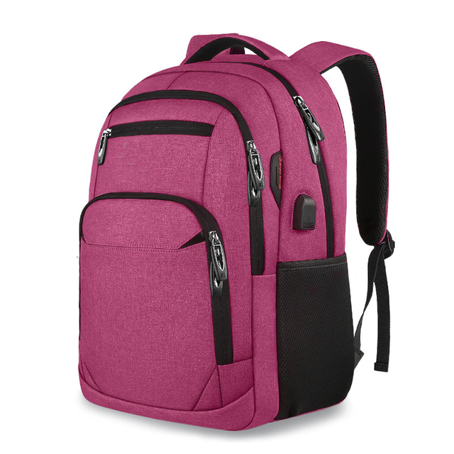 Bolso durable de la mochila del ordenador portátil del viaje de negocios con el puerto de carga USB