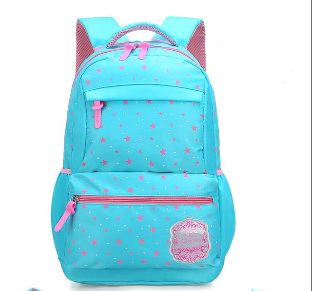 Mochila escolar impermeable para niñas de secundaria