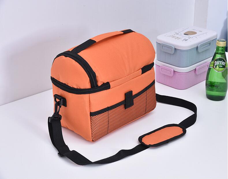 bolsillo frontal de bolsa de almuerzo t&eacute;rmico