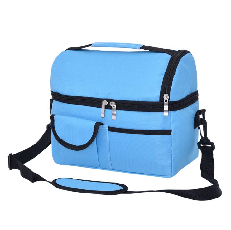 Bolso de almuerzo t&eacute;rmico azul