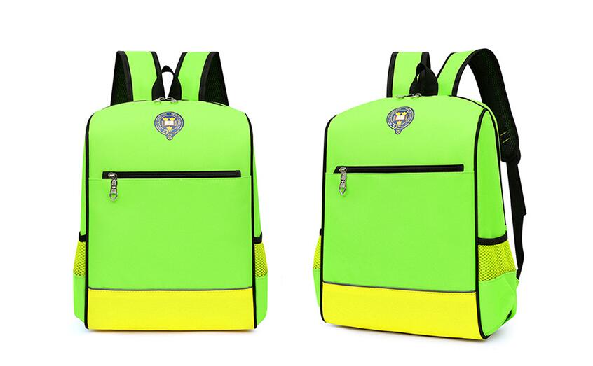 Pantalla de color 5 de la bolsa de la escuela de los ni&ntilde;os del logotipo personalizado