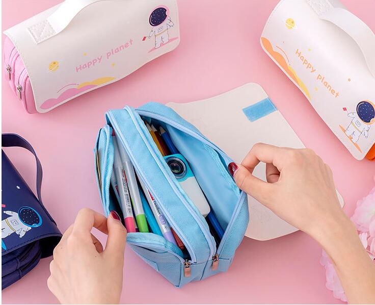 Apertura de la bolsa de l&aacute;piz