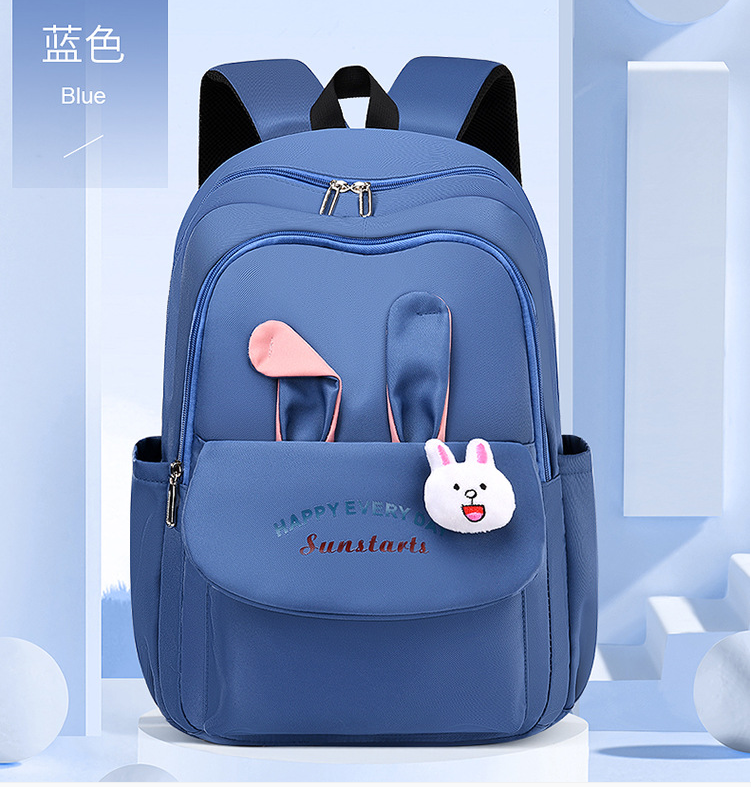 Bolso de la escuela de la mochila casual de las muchachas de la moda azul para la secundaria