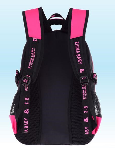 Mochila trasera de la bolsa de la bolsa de la escuela adolescente para la escuela secundaria