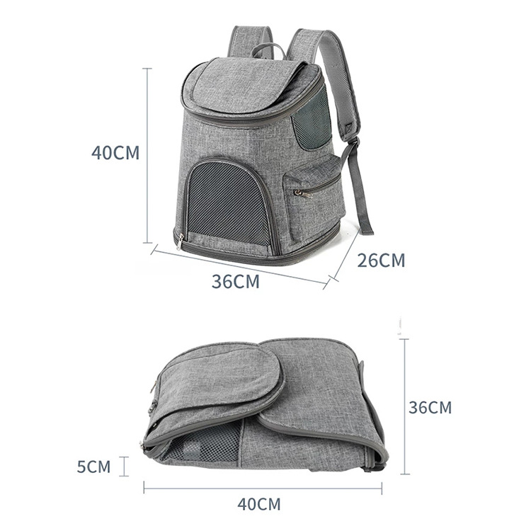 mochila portadora de mascotas