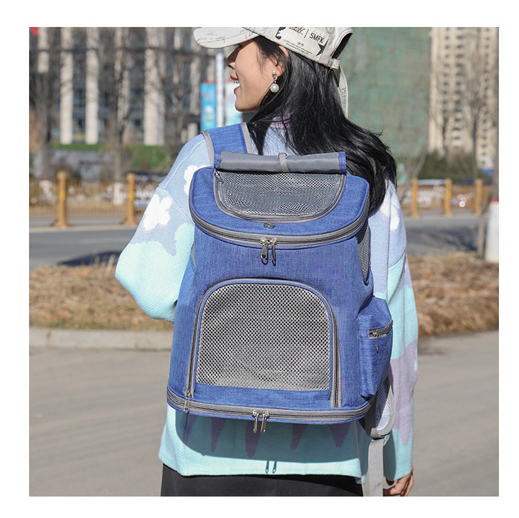 mochila portadora de mascotas