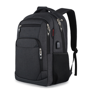 Bolso durable de la mochila del ordenador portátil del viaje de negocios con el puerto de carga USB