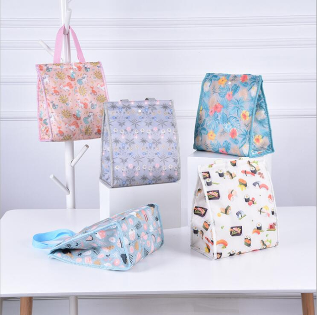 Bolso portátil al por mayor del almuerzo del refrigerador del aislamiento térmico del poliéster