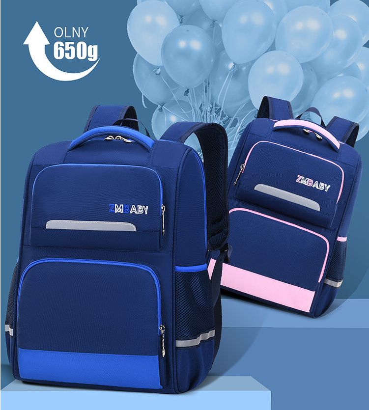 Peso ligero de la bolsa de libros de libros a prueba de agua con estilo para la escuela primaria