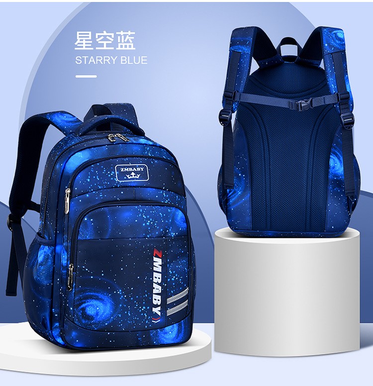 Azul oscuro de la mochila de la bolsa de la escuela de moda f&aacute;brica al por mayor bagpack