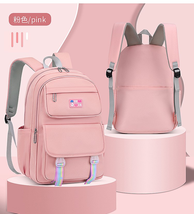 Color rosa de la mochila de ocio para las ni&ntilde;as Schoolbag para la secundaria