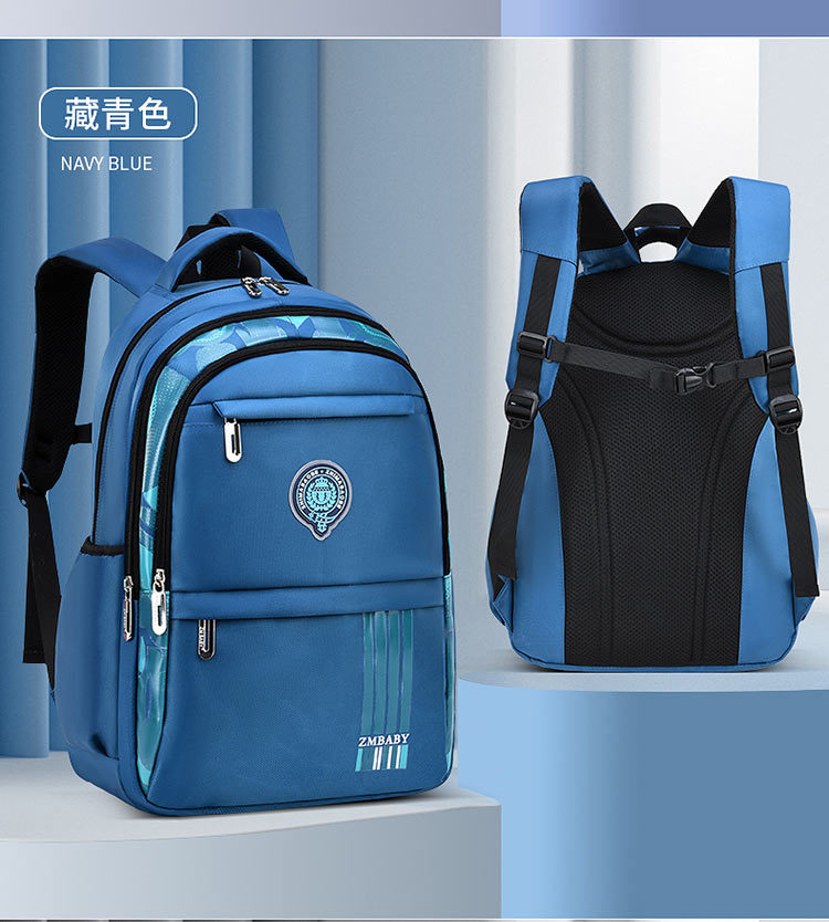 azul marino de mochila fabricante de mochilas de la escuela de la escuela de estudiantes personalizado para adolescente