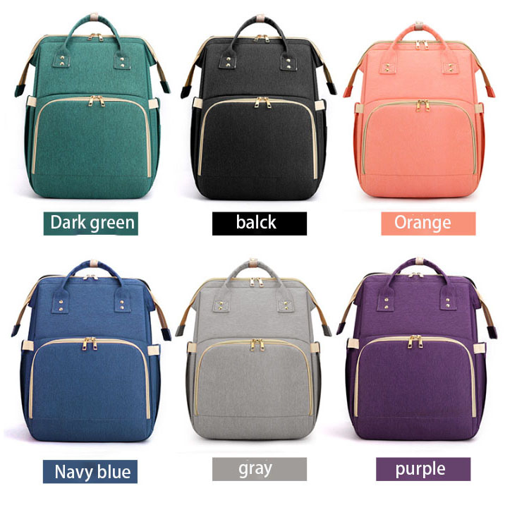 Color de la mochila del bolso del pa&ntilde;al del beb&eacute;