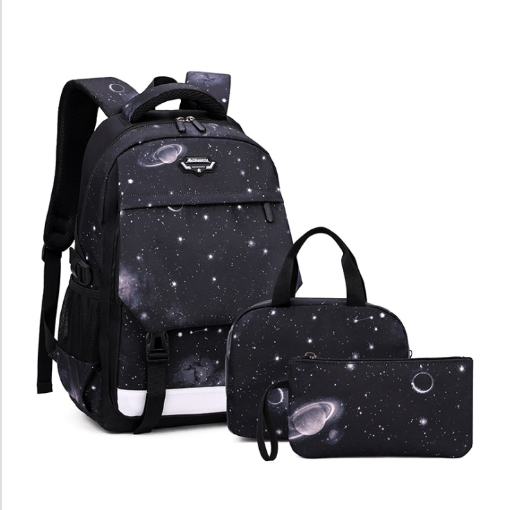 Set de bolsa de escuela negra