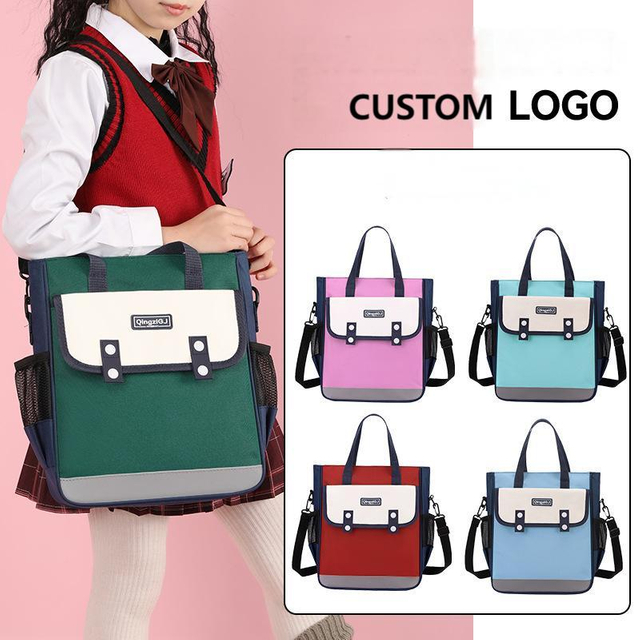 Bolsa de bolsas de mensajero para niños con logotipo personalizado para la promoción