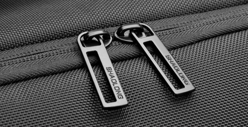 Cabeza doble de la cremallera de la bolsa de port&aacute;til de viaje de negocios