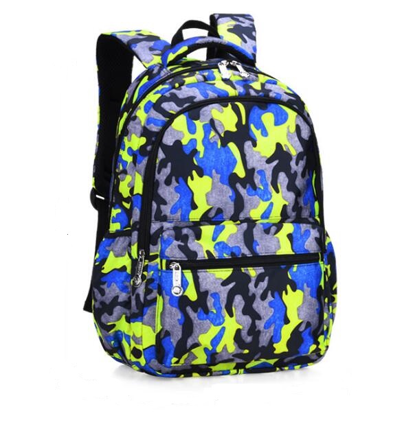 Mochila de color de camuflaje impermeable