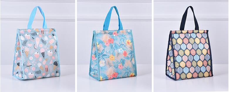 Color2 de bolsa de almuerzo de aislamiento de poli&eacute;ster.