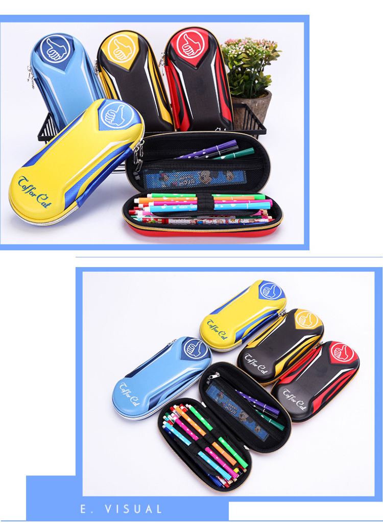 Caja de l&aacute;piz de moda EVA 3D para estudiante