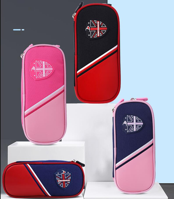 Bolsa de lápices organizadora de papelería para estudiantes de moda