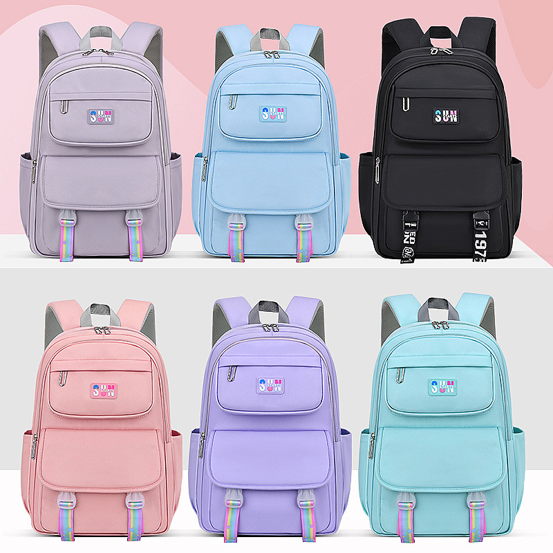 Cuatro colores de mochila de ocio para chicas Schoolbag for Middle School