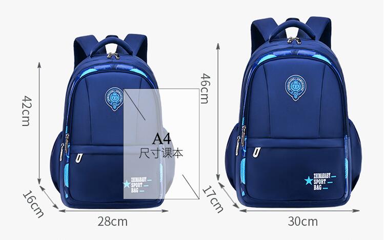 Tama&ntilde;o de gran capacidad Bolsa escolar de la mochila para ni&ntilde;os para ni&ntilde;os