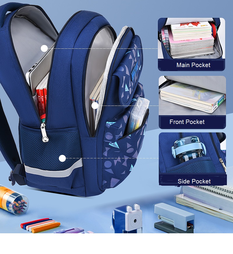 Multifuncional New Sstyle Children Book Bolsa Mochila escolar para estudiante