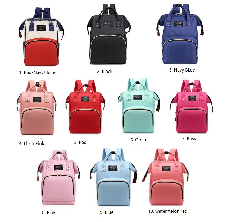 Color de la mochila de la momia