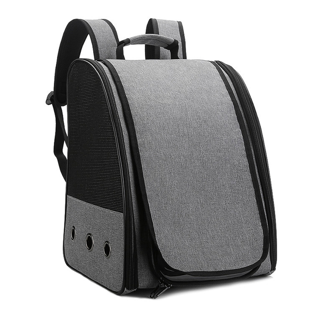 Personalice la bolsa de mochila portátil portátil para la bolsa de mascotas para perros gatos con jaula de mascotas