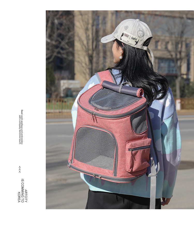 mochila portadora de mascotas