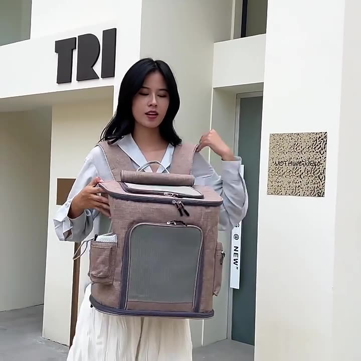 mochila para mascotas