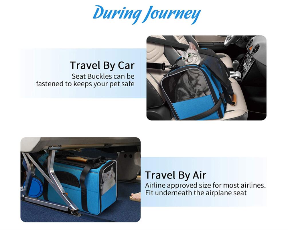 Bolsa de transporte de mascotas de viaje