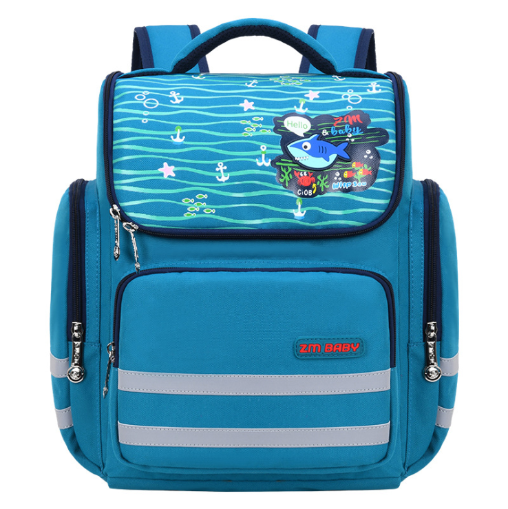 Bolso de la escuela de ni&ntilde;os a prueba de agua Color azul